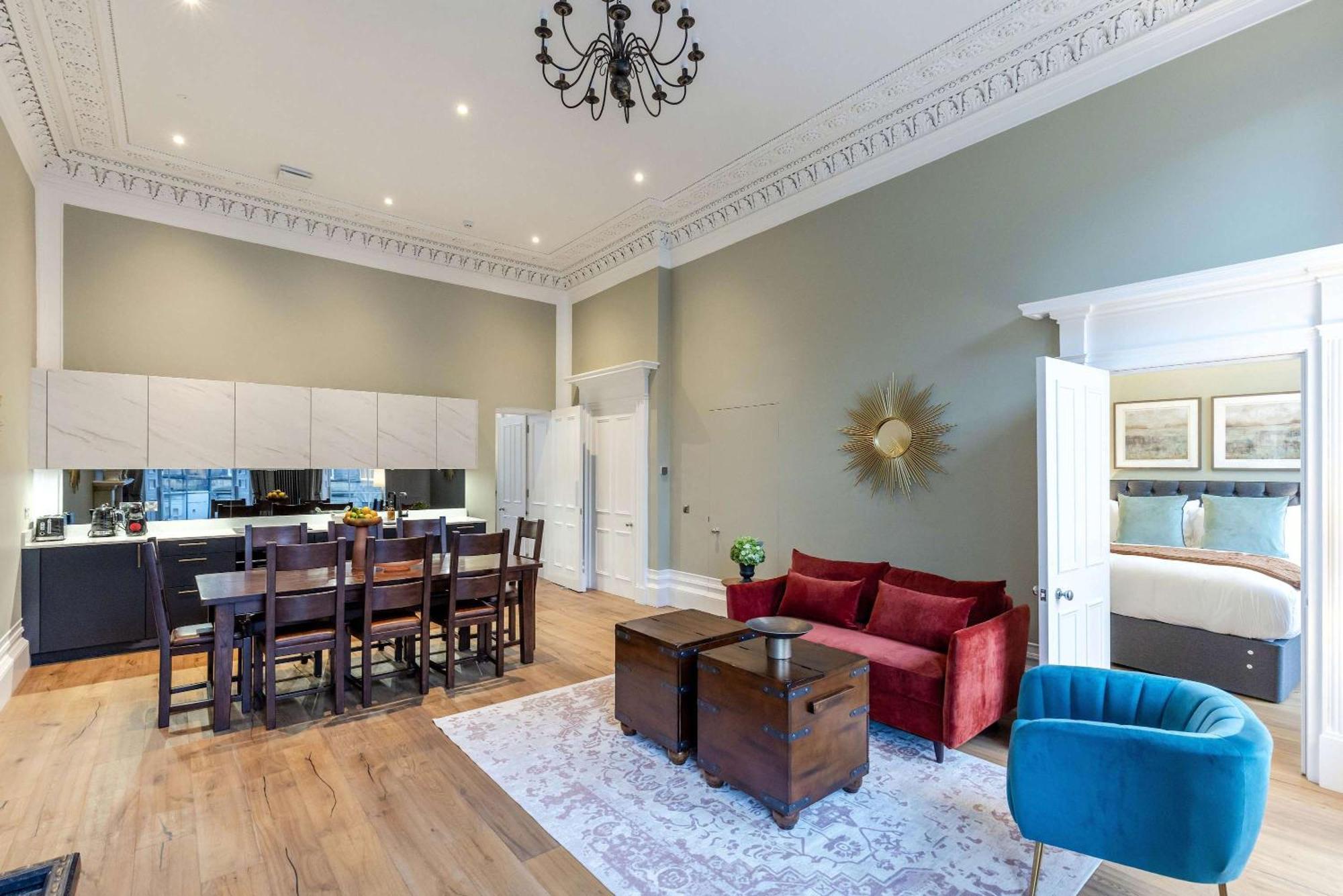 Dragon Suites Luxury Apartments At 9 Albyn Place EDI Buitenkant foto