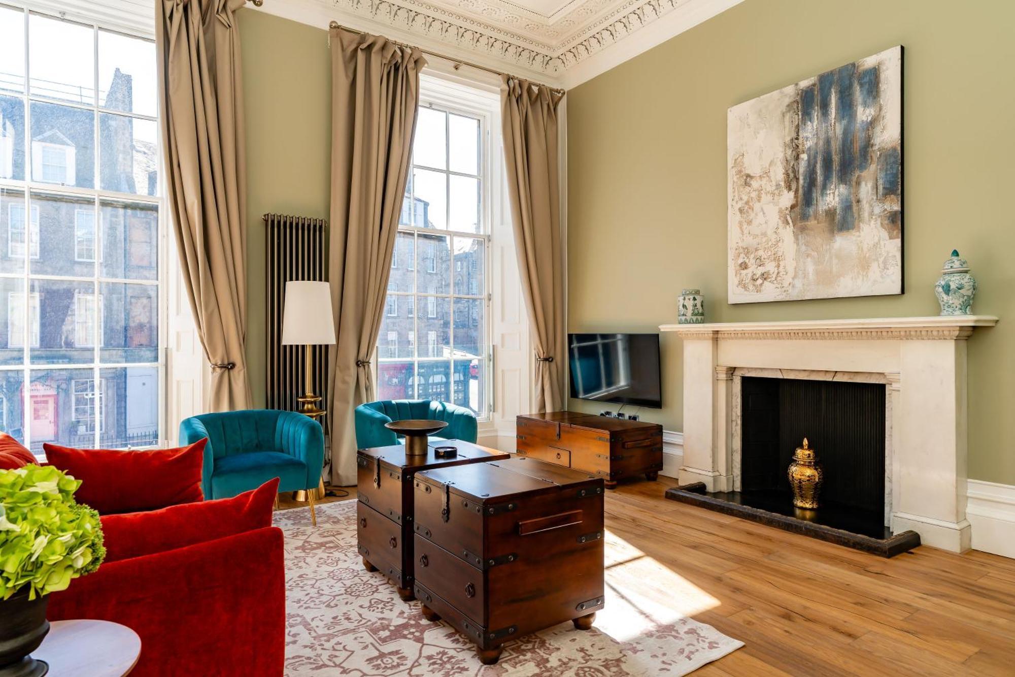 Dragon Suites Luxury Apartments At 9 Albyn Place EDI Buitenkant foto